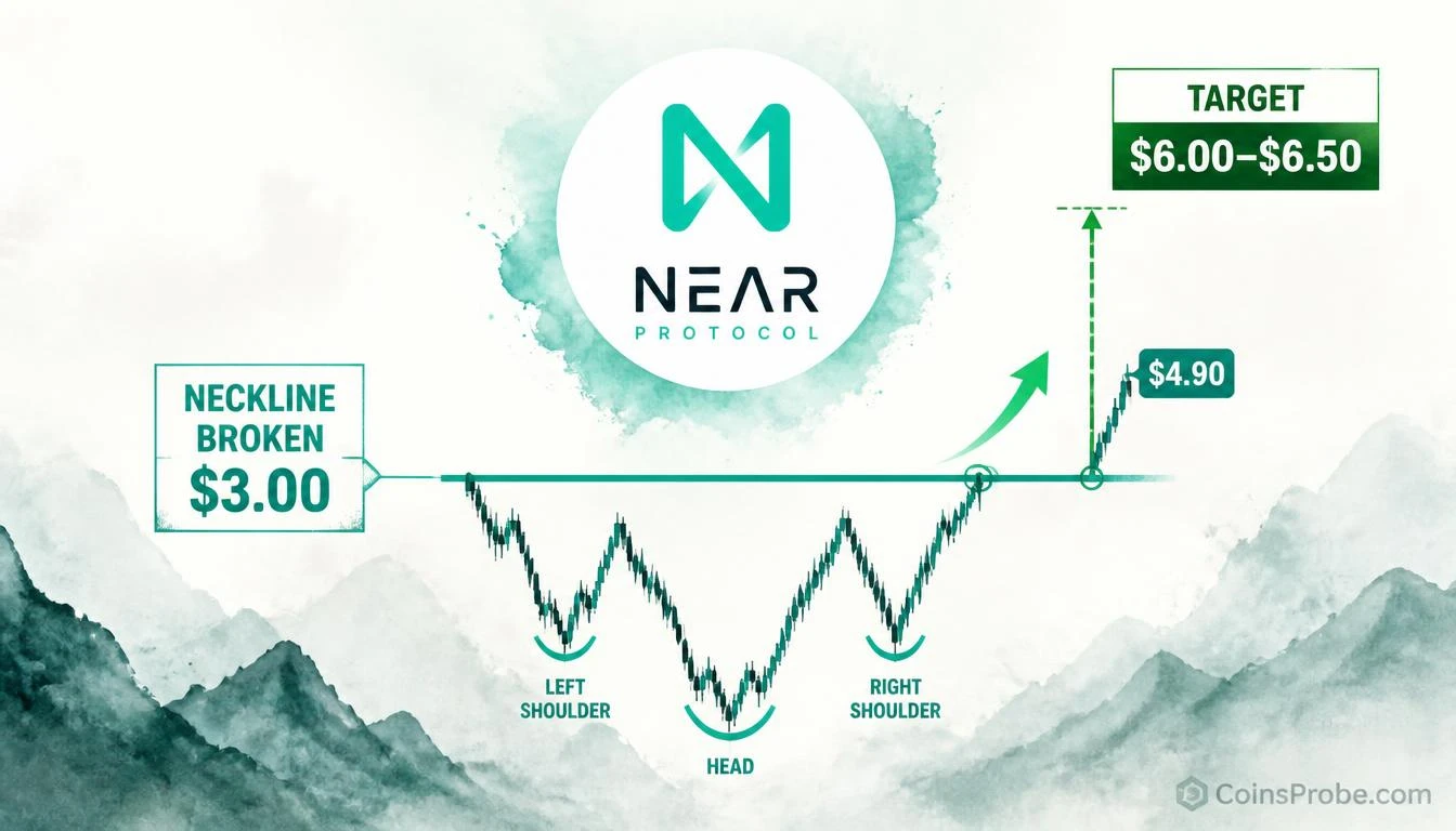 NEAR Protocol Prints Inverse H&S Breakout — $6.00 Target in Focus