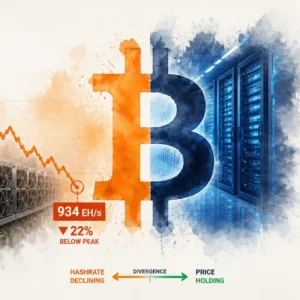 Bitcoin Hashrate Stalls at 934 EH/s — Miners Are Leaving for AI