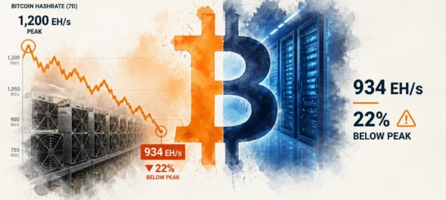 Bitcoin Hashrate Stalls at 934 EH/s — Miners Are Leaving for AI