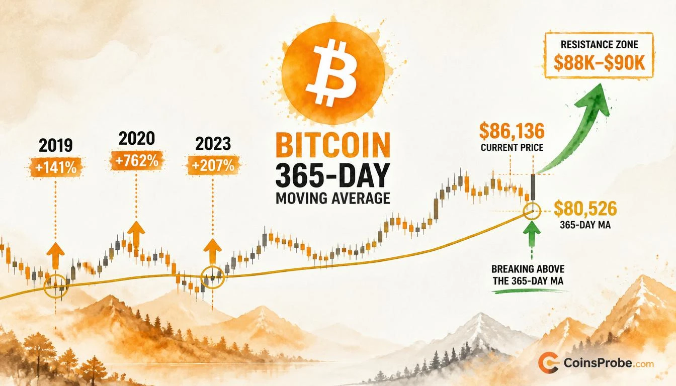 Bitcoin Reclaims the 365-Day MA — The Line That Has Called Every Bull Market Since 2019