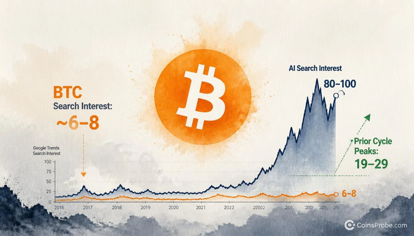 Bitcoin Bull Run Just Started — Google Trends Data Shows No One Cares Yet