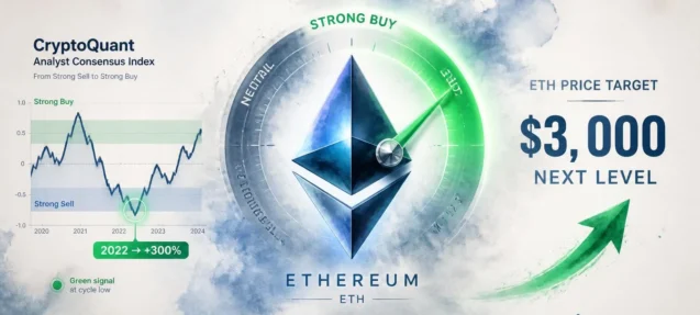 Ethereum Analyst Consensus Flips to Strong Buy — CryptoQuant