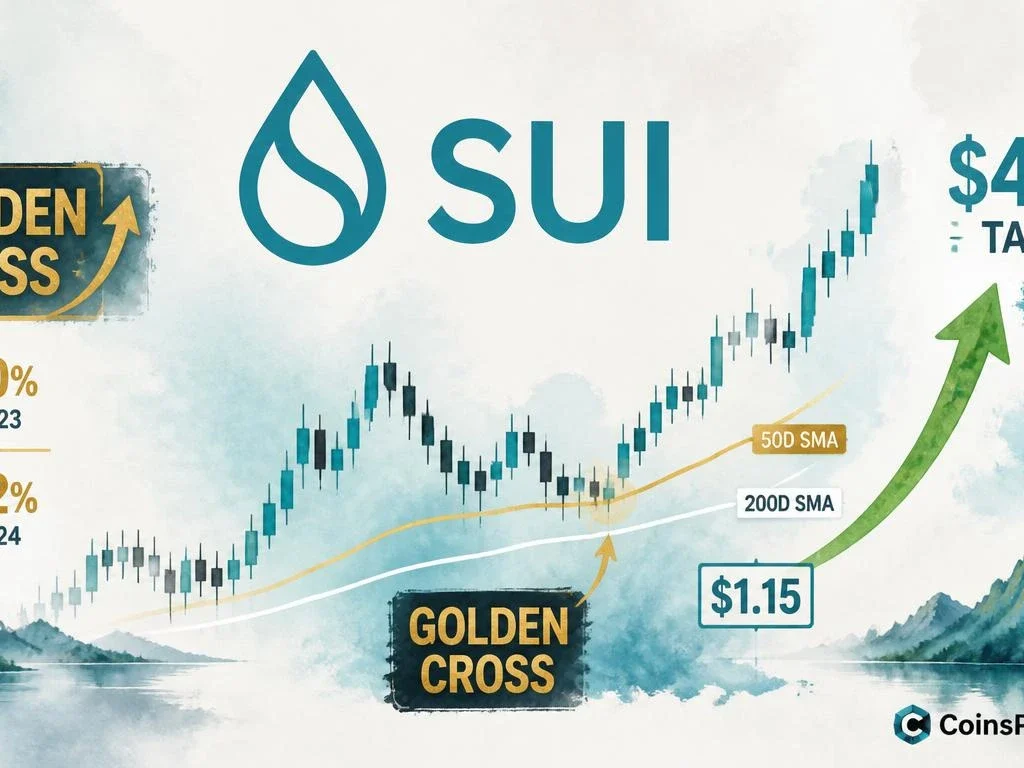 SUI Golden Cross Forms — Last Two Signals Led to +220% Rallies, Target $4