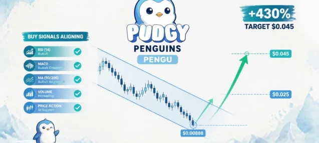 PENGU Buy Signals Align — Analyst Eyes $0.025 Then $0.045 Channel Target