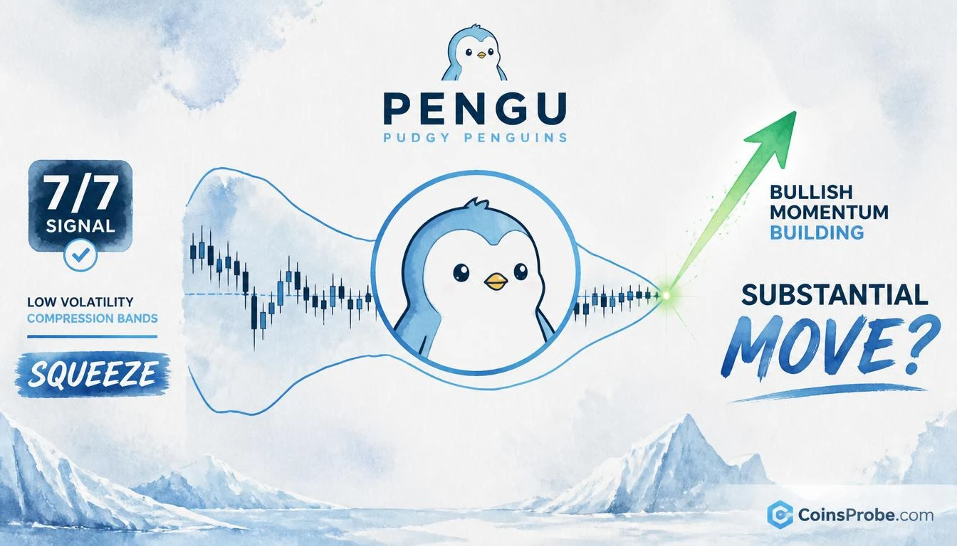 Is PENGU Coiling for a Major Move? Low Volatility Meets Bullish Momentum