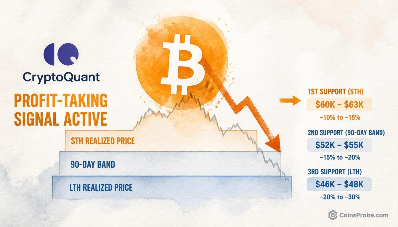 How Deep Could Bitcoin’s Pullback Go? CryptoQuant Breaks Down the Key Levels