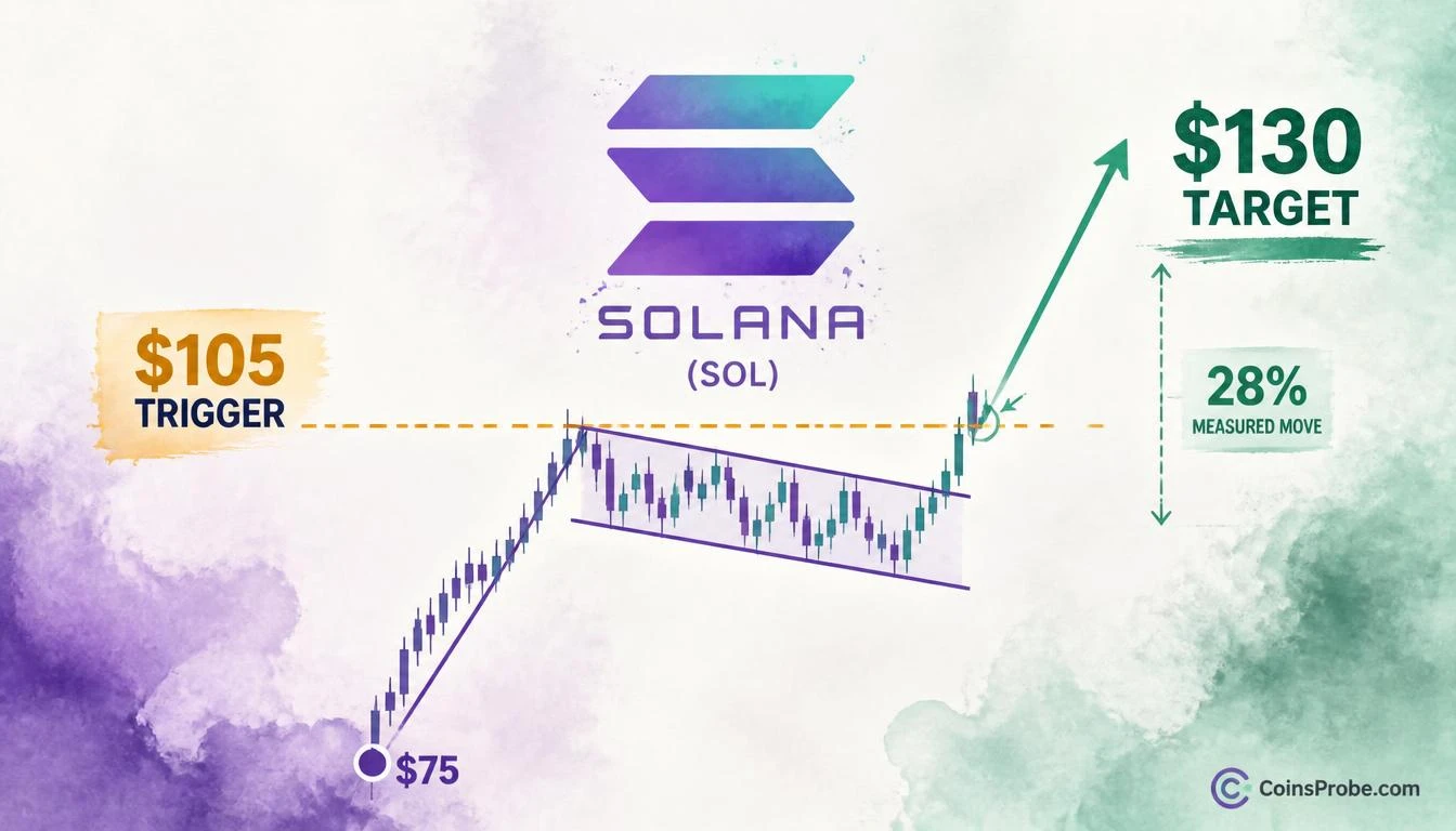 Is Solana Coiling for a Breakout? Bull Flag at $101 Eyes $130 Target