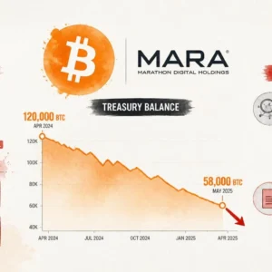 MARA Sold 23,093 BTC for $1.63B in H1 — Treasury Down 50% From Peak