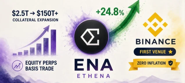 ENA Surges 24.8% as Ethena Lands Binance Equity Perps Deal