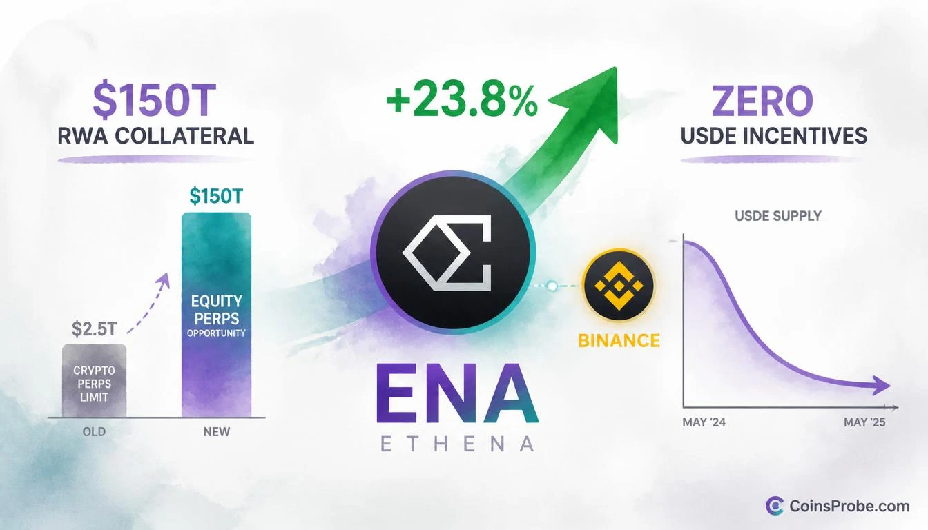 Why Is ENA Up 23.8%? Two Structural Shifts Change Ethena’s Model