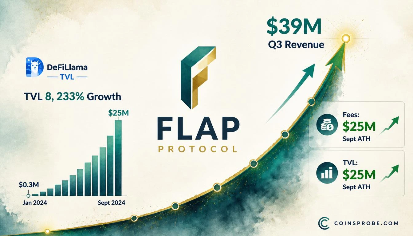 Flap Protocol Hits $39M Q3 Revenue — Stock-Paired Memes Signal Not Over