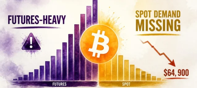 Bitcoin’s Rebound Is Futures-Led — Spot Demand Is the Missing Piece