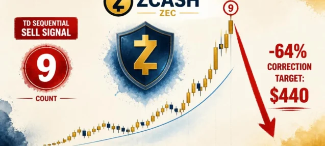 Zcash (ZEC) Prints TD Sequential ‘9’ Sell Signal — Last Time It Appeared, Price Fell 64%