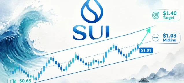 SUI Trades Inside Weekly Parallel Channel — $1.03 and $1.40 in Focus