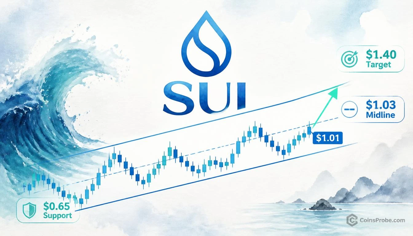 SUI Trades Inside Weekly Parallel Channel — $1.03 and $1.40 in Focus