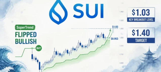 SUI SuperTrend Flips to Buy — Macro Shift From Bearish to Bullish Begins