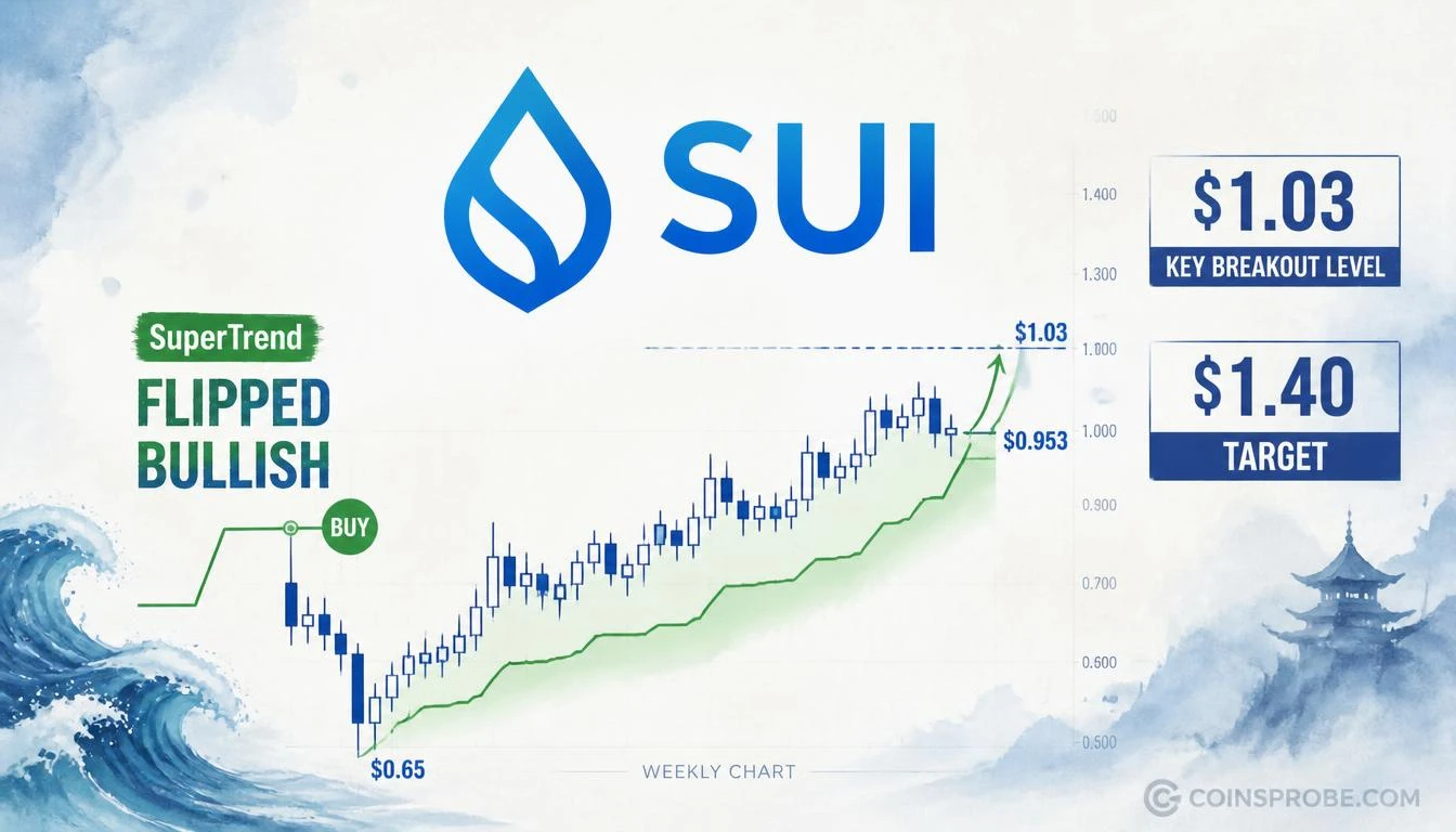 SUI SuperTrend Flips to Buy — Macro Shift From Bearish to Bullish Begins