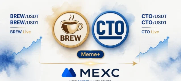 MEXC Lists $BREW and $CTO Under Meme+ Category — Both Tokens Now Live