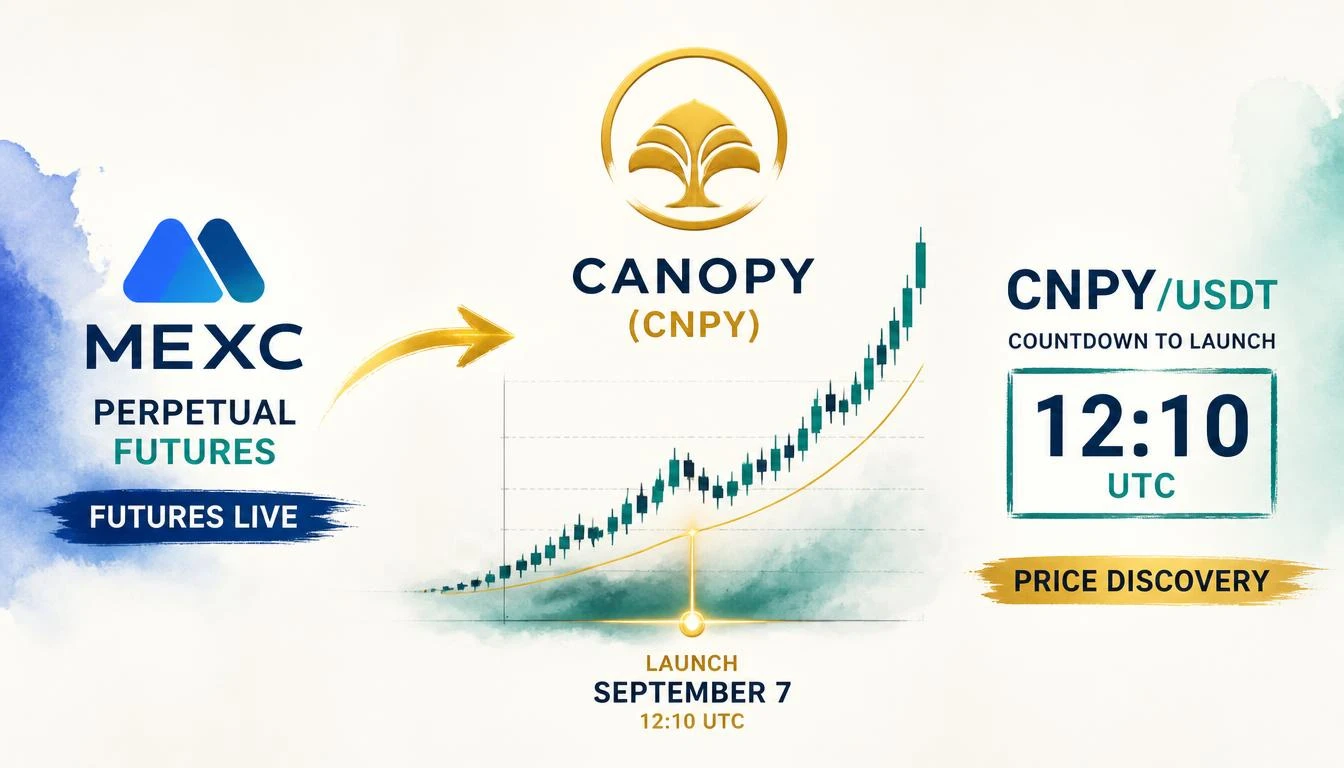 MEXC Futures Lists CNPY (Canopy) — Trading Opens Sep 7, 2026 at 12:10 UTC
