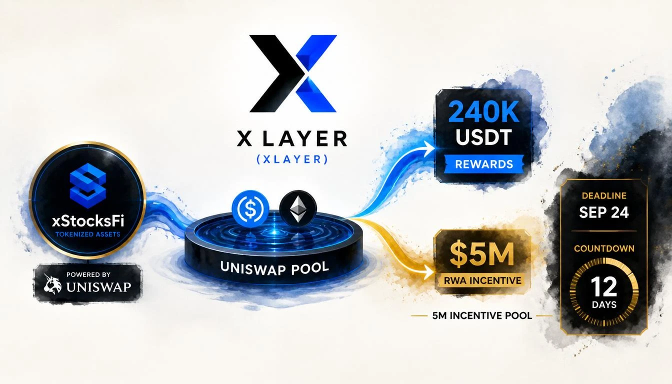 OKX X Layer Adds 240K USDT in RWA Liquidity Rewards — Part of $5M Incentive Program