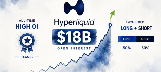 Hyperliquid Open Interest Hits All-Time High of $18B