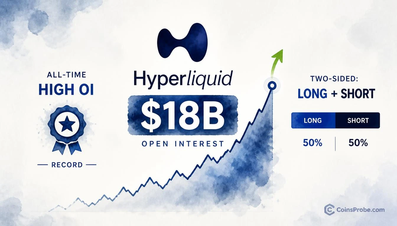 Hyperliquid Open Interest Hits All-Time High of $18B