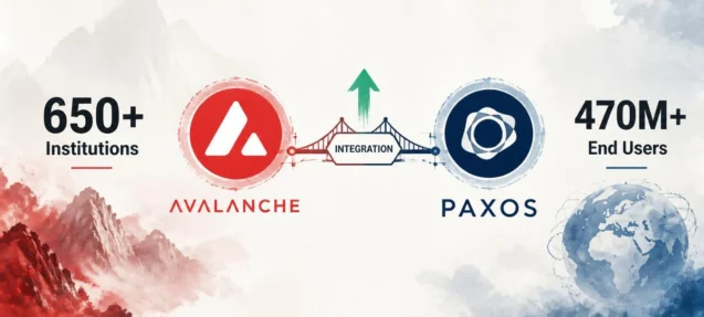 Paxos Integrates Avalanche, Unlocking AVAX Access for 650+ Institutions