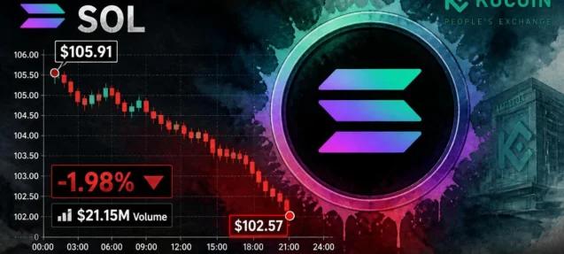 Solana (SOL) Market Update: Price Slides 1.98% to $102.57 with $21.15M in Daily Volume
