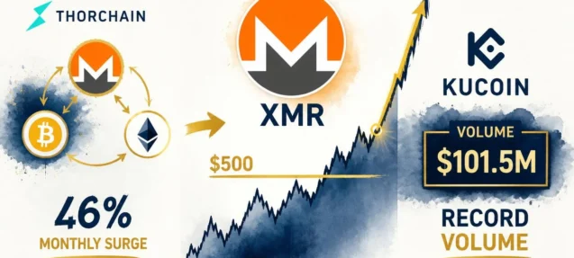 XMR Surges 6.31% to $546.44 — $101.5M Volume Signals Strong Momentum on KuCoin
