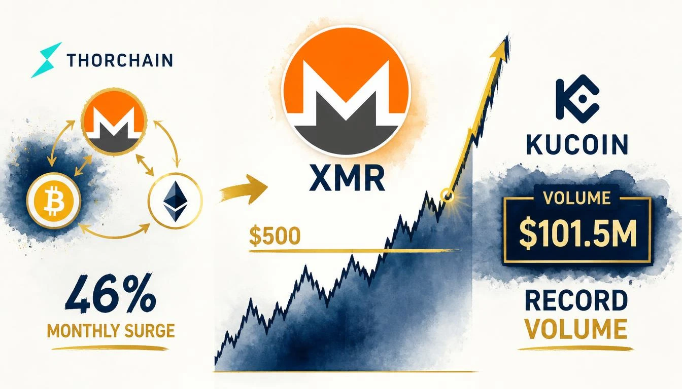 XMR Surges 6.31% to $546.44 — $101.5M Volume Signals Strong Momentum on KuCoin