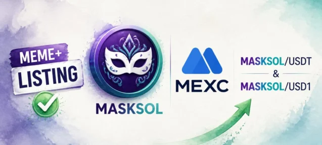 MEXC Lists $MASKSOL Under Meme+ Program — Two Trading Pairs Now Live