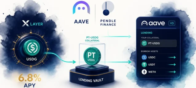 PT-USDG Now Accepted as Aave V3 Collateral on X Layer — Up to 6.8% APY Available