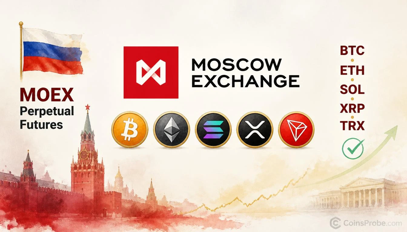 Moscow Exchange Launches Perpetual Futures for Bitcoin, Ethereum, Solana, XRP, and Tron