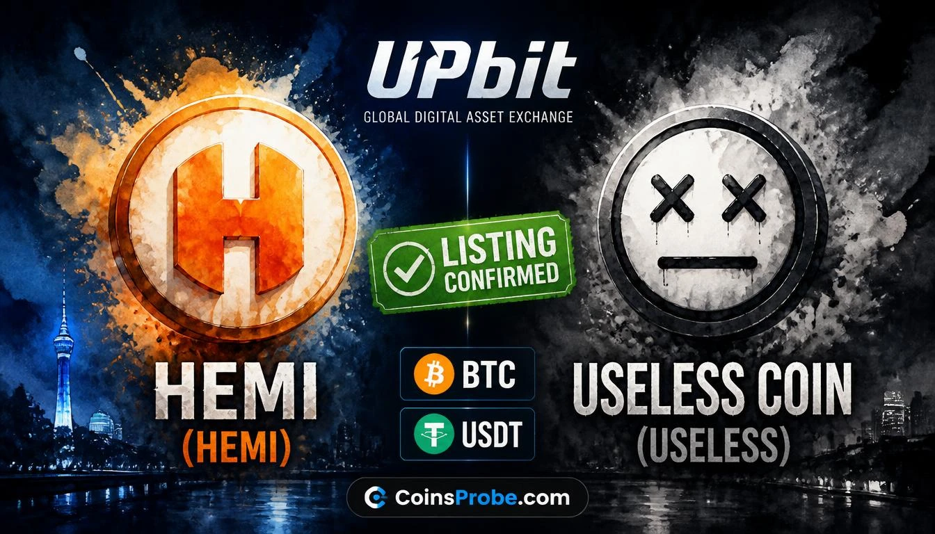Upbit Lists Hemi (HEMI) and Useless Coin (USELESS) With BTC and USDT Trading Pairs