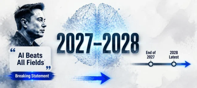 Elon Musk: AI Will Beat All Fields by End of 2027 or 2028