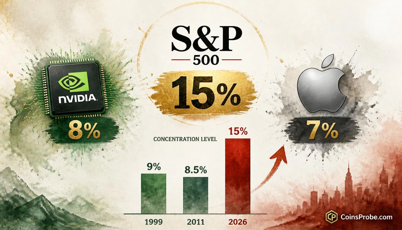 Nvidia and Apple Hit 15% of S&P 500 — Surpassing 1999 Dot-Com Peak