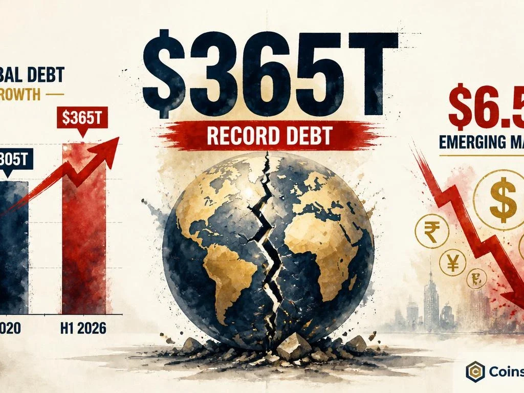 Global Debt Hits Record $365 Trillion After $10T Surge in H1 2026