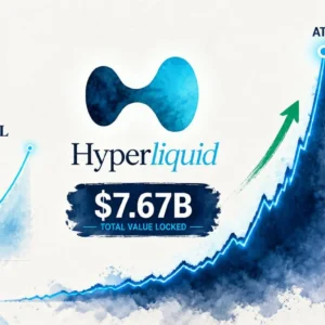 Hyperliquid Stablecoin TVL Hits $7.67B All-Time High