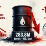 US Strategic Petroleum Reserve Hits 1982 Low After 27th Straight Weekly Draw