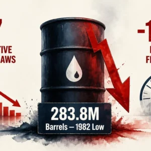 US Strategic Petroleum Reserve Hits 1982 Low After 27th Straight Weekly Draw