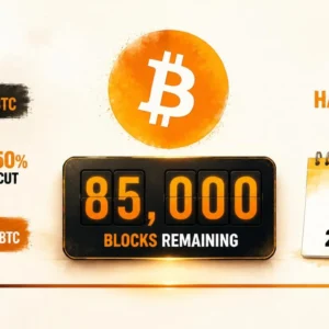 Bitcoin Halving Countdown: 85,000 Blocks Left — Event Projected for April 17, 2028