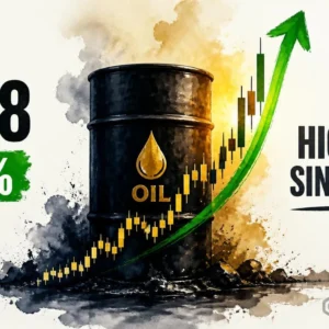 Brent Crude Oil Surges 5% to $108 — Highest Level Since May