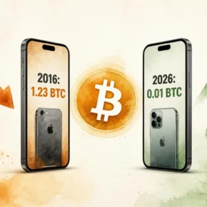 iPhone Cost in Bitcoin: 1.23 BTC in 2016 to 0.01 BTC in 2026 — A 99.2% Drop
