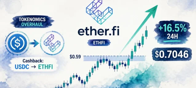Why Is Ether.fi (ETHFI) Up 16.5% Today? Tokenomics Overhaul Drives the Move