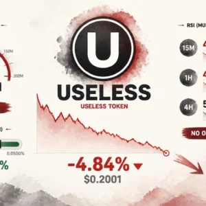 Why Is USELESS Dropping 4.84%? Open Interest, Funding Rate, and RSI Signal Explained