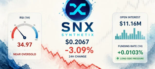 Why Is SNX Dropping 3.09%? Open Interest, Funding Rate, and RSI Signal Explained