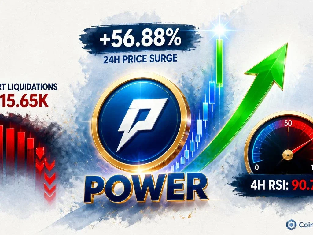 Why Is POWER Surging 56.88% in 24 Hours? Short Squeeze and $515K in Liquidations Drive the Move