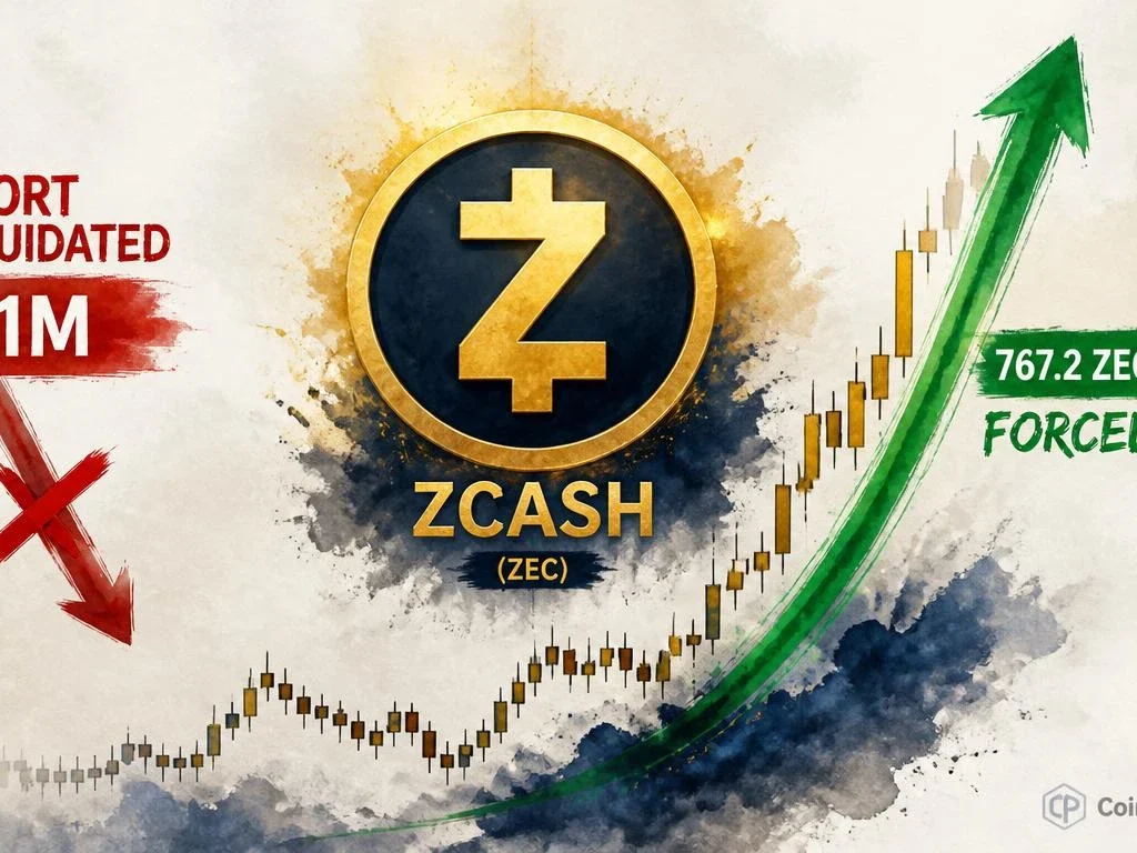 Zcash (ZEC) Pumps as $1M Short Gets Liquidated — What Happened