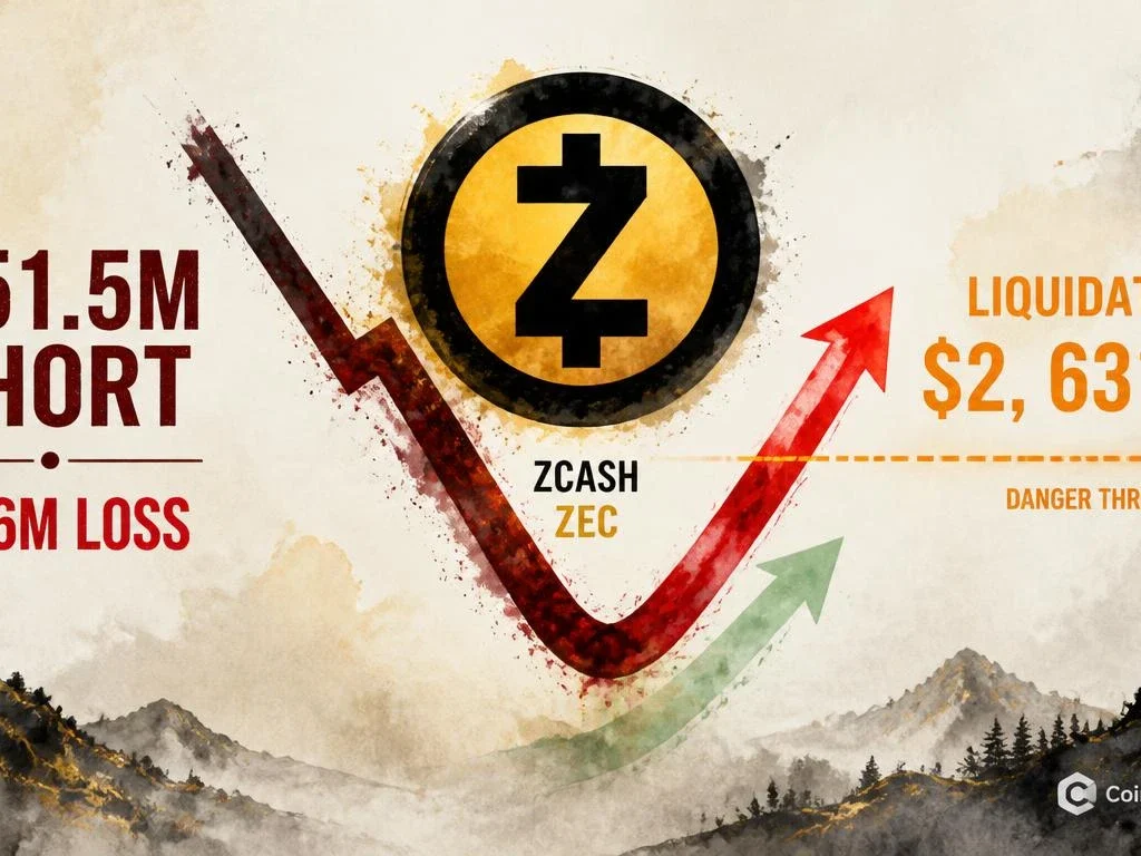 ZEC Short Seller Down $26M as Garrett Jin Holds $51.5M Position