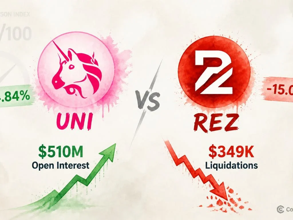 Why Is UNI Up 4.84% While REZ Drops 15% Today? Here's What the Data Says